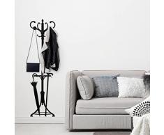 OJOS Gancho de pared de metal negro 50 x 8 x 196 cm decoración salón dormitorio â Aesthetic Room Decor â Decoración de pared, impresión artÃstica, 494PYT1109