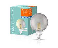 LEDVANCE Lámpara LED | E27 | Warm White | 2700K | 6W=48W | SMART+ Filament Globe Dimmable