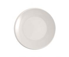 Villeroy & Boch 10-4264-2620 NewMoon Plato Llano Moderno dÃ­a y la Mesa de Fiesta, Porcelana prÃ©mium, Apto para lavavajillas, Color Blanco, 27 cm, Porcelain, Plato llano (27 cm)