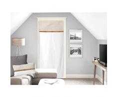 Soleil docre Candice - Cortina para Puerta (algodÃ³n, 70 x 200 cm), Color Beige