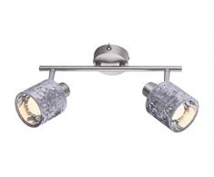 Globo Spotlight - Lámpara de techo, color plateado