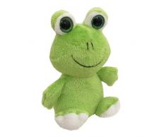 Enesco Peluches Kalidou la Rana Froggy, Poliéster, Verde, 14x14x16 cm