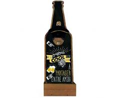 Vino De France - Lote de 6 abrebotellas de Cerveza (15 x 30 cm)