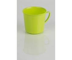 Kimmel 21-000-1607-1 - Taza con asa (330 ml, plÃ¡stico, tamaÃ±o grande), color verde