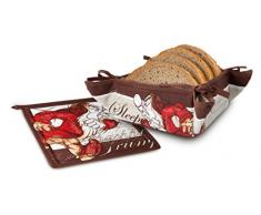 Disney TWS63/10Br 7Â enanitos Juego de panera con salvamanteles, Dibujo gruÃ±Ã³n