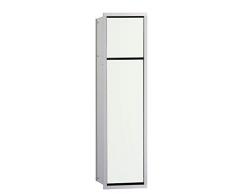 Emco asis-Euro 150Â rasante baÃ±o Armario para Inodoro, Cromo, Cristal Blanco, instalaciÃ³n Armario, bisagra para Puerta, DisponibleÂ -Â 974027840