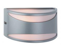 Firstlight Meridian - Lámpara de pared (E27, IP65, 60 W), color plateado