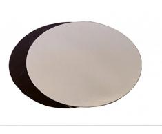 DECORA Bandeja para Tarta, Negro/Plata, cartÃ³n, Negro/Plata, 28 cm