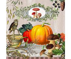 Nouveau Harvest Time - Servilletas de Papel, 33 x 33 cm
