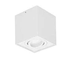 Adviti CAROLIN DLS GU10 Lampara Techo Downlight max 35W IP20 Cuadrado (Blanco)