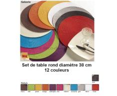Decor Line - 1730017, Mantel Individual, 38 Cm, Galaxie, Polipropileno, Verde