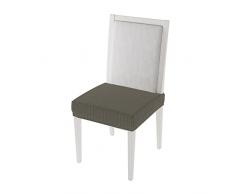 Italian Bed Linen Pareja Cubre Silla sin Espalda âFashionableâ, TÃ²rtola, Medida estÃ¡ndar