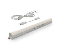 Briloner Leuchten 2379 â 046 a +, LED luz descendente, fregadero con proyección, cocina, armario Luz Descendente, cocina Luz Descendente, Barra de luz, lámpara de cocina, plástico, 4 W, Integrado, color