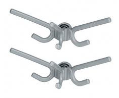 Wenko Herkules - Juego de 3 Ganchos para Colgar Utensilios de Cocina