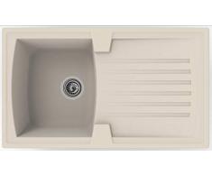respekta BOSTON86X50B Fregadero, Beige, 86 x 50 cm