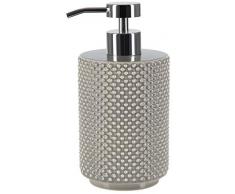 Spirella colección Mero, Dispensador de jabón líquido 8x8x16 cm, Loza, Beige