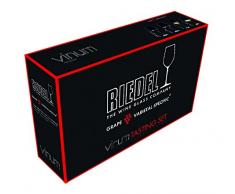 Riedel Vinum Tasting Set Copas de Vino, Cristal, Multicolor, 46.6x13.1x27.5 cm 4 Unidades