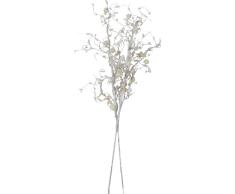 Best Season 581-11 - Ramas de rosal con 32 microbombillas, aprox. 90 x 10-20 cm, bombillas de luz blanca clara, con transformador