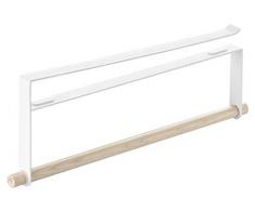 Yamazaki - Portarrollos de Papel, Acero, Color Blanco