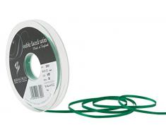 Berisfords 3501 3 mm Verde 455 10,5 x 10,5 x 1,3 cm Poly de doble cara cinta de satén, color verde