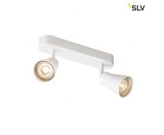 SLV Avo CW Double, Interior de pared y techo (, qpar51, color blanco, maX. 50 W lámpara, metal, 0 W
