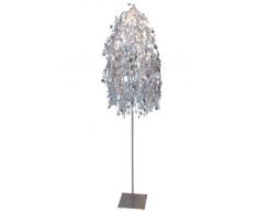 Naeve Leuchten 2009659 Young Living - Lámpara de pie (160 x 45, metal y plástico) color plateado