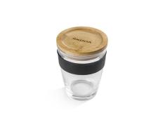 Skoda 000069601CB - Vaso de cristal con tapa de bambÃº (300 ml)