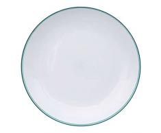 Plato cuadrado azul marino 25 cm