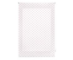 Blindecor Stars Estor Enrollable, Tela, Blanco con Estrellas Rosa, 110 x 180 cm