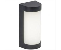 Brilliant g96306/63 Harper aplique exterior LED, plástico/N/C, Integrado, 6 W, antracita