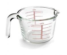 Lacor 67133 - Jarra medidora, Cristal de borosilicato, 05 L