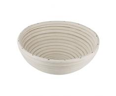 Zenker Cesta de fermentaciÃ³n redonda de 22 cm de diÃ¡metro â Cesta de fermentaciÃ³n de ratÃ¡n natural para pan casero â Suministra oxÃ­geno a la masa para panes sueltos y aireados