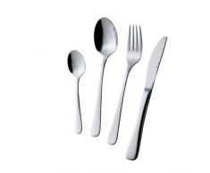 King B945B - Juego de cubertería, color plateado