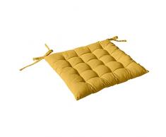 Enjoy Home 2007jagp040040 Galette de Silla Trenzado para 38 x 38 cm, algodón, Amarillo, 38 x 38 cm