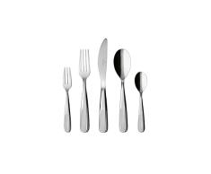 Villeroy & Boch - Set de cubiertos Rose Garden 30 piezas, set de cubiertos de acero inoxidable plateado