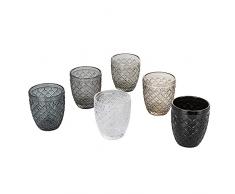 Villa dEste Home Tivoli Castle Set 6 vasos agua stones cristal 275 ml