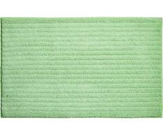 Grund Alfombra de Baño 3D, Ultra Suave y Absorbente, Antideslizante, 5 Años de GarantÃa, Riffle, Alfombra de Baño 60x100 cm, Verde