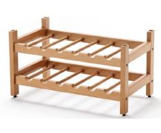 Arredamenti Italia Botellero BIRELLONE, Madera - 12 Espacios - Modular - Color: Madera de Cerezo Ar-It il Cuore del Legno