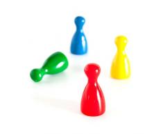 Figura TF2426 juego de cierre magnético 4 piezas 2,5 cm, figura decorativa con soporte para multi-colores