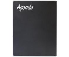 KalaMitica Pizarra Magnética Agenda de Acero, 74X57X0,12 cm, Antracita