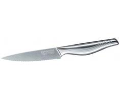 Nirosta Fackelmann Swing Cuchillo de Cocina dentado, Cuchillo Multiusos de Acero Inoxidable, Cuchillo Universal, Mango ergonÃ³mico y Antideslizante, Cuchillo de Chef Extra Afilado,11/22,5cm,1ud