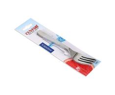 Andrea 48973 Set 5 Tenedor Postre INOX, Acero