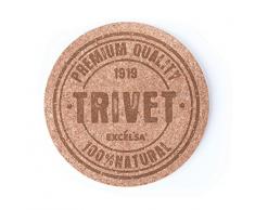 Excelsa Premium Quality salvamanteles, Corcho, Color Corcho