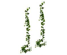 Mini Guirnalda Artificial, Hiedra Artificial, Hiedra injusta, Planta Artificial, arbusto, Colgador, decoraciÃ³n de Pared, Flores Artificiales, Plantas, Plantas Colgantes, zarcillos, vides, Juego de 2