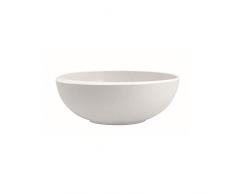 Villeroy & Boch 10-4264-3170 Fuente Redonda M NewMoon, Cuenco Mediano para sopas y crujientes ensaladas, Porcelana Premium, Blanca, Apta para lavavajillas, Porcelain