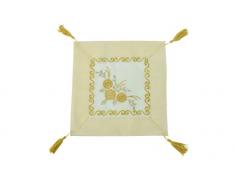 Bellanda 2028 â 30 x 30 Rectangular Manteles Individuales, poliéster, Champán, 30 x 30 x 0.50 cm