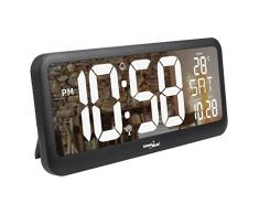 GreenBlue GB214 Reloj Digital con Sensor de Temperatura Pantalla LCD