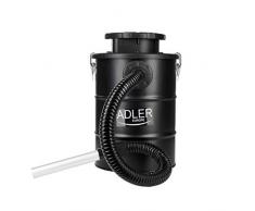 Adler AD-7035 AD 7035 Aspirador de Cenizas con Filtro HEPA, para Chimenea, Leña, Pellet, Barbacoas, 1000W, 18 litros, Aluminio, Negro, 0 cm