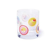 Excelsa Cupcakes Juego Vasos, Vidrio, Multicolor, 3Â Unidades, 22Â cl