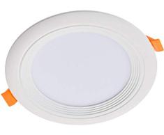 Jandei -Downlight Redonda Empotrada Led Oceano -35.000 Horas 840 Lumenes - 12W 3000K Luz Calida (Amarilla)